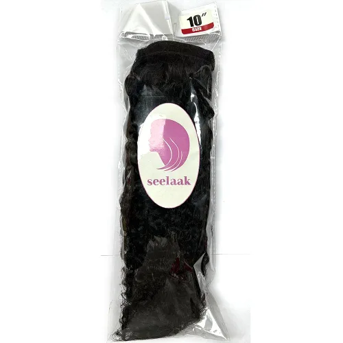 Vista 3 de Cola de Caballo de Cabello Humano Corto Rizado Crespo Envolvente con Clips Extensiones de Cola de Caballo de Pasta Mágica 120g/juego Pieza