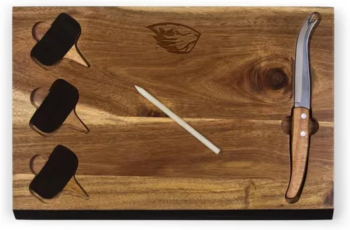 Vista 46 de PICNIC TIME NCAA NCAA - Juego de tablas de cortar y herramientas de queso de acacia Delio unisex para adultos
