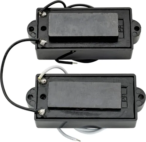 Vista 4 de Wilkinson - Juego de pastillas humbuckers para bajos eléctricos estilo PB Gauss de cerámica tradicional, color negro