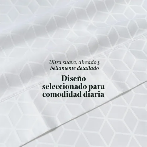 Vista 6 de Threadmill Juego de sábanas de algodón egipcio tamaño individual, sábanas 100% algodón egipcio certificado para cama de tamaño individual, juego