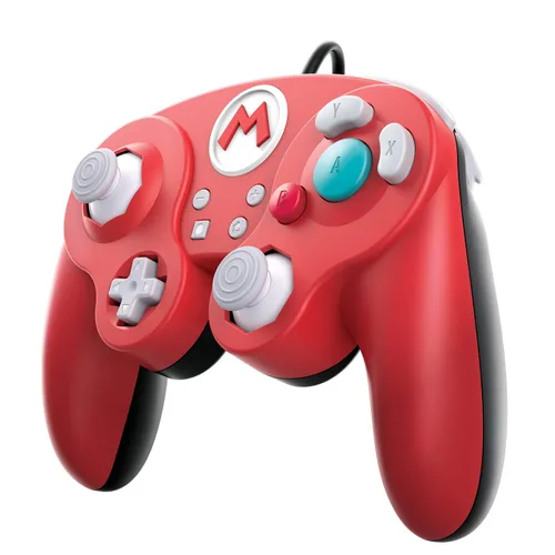 Vista 5 de Wired Fight Pad Pro - Official Nintendo Switch Controller - Classic Gamecube Style Retro Controller - Perfect for Super Smash Bros & Mario Party