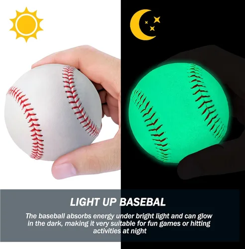 Vista 2 de Béisbol, Béisbol de Práctica, Béisbol para Jóvenes Adolescentes/Adultos Jugadores Pelota de Entrenamiento, Lanzamiento Seguro