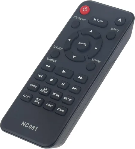 Vista 2 de NC081 NC081UH - Remoto reemplazado para reproductor de DVD FUNAI DP100FX5, repuesto para DVD SANYO NC087 NC087UH NC095 NC095UL FWBP506FF FWDP105F