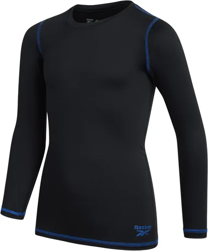 Vista 4 de Reebok Conjunto de ropa interior térmica para niños, camiseta y leggings de manga larga con capa base de rendimiento (S-L)