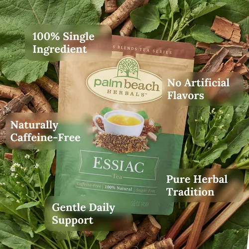 Vista 3 de Palm Beach Medicinal Herbs Essiac Tea - Auténtica mezcla de hierbas Essiac para apoyo inmunológico, desintoxicante y de bienestar, sin cafeína, sin