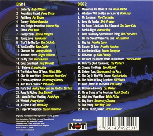 Vista 2 de No1 Hits of the Fifties-50 Original Chart Toppers