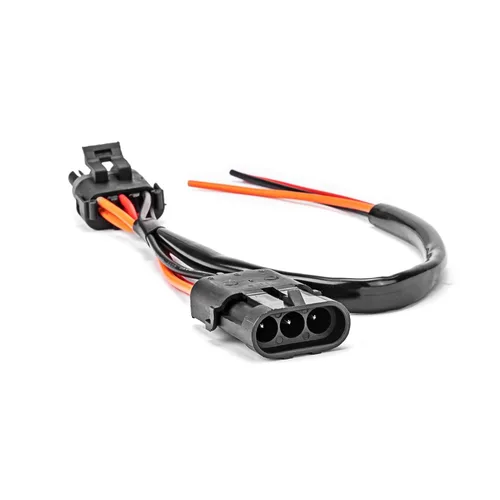 Vista 5 de WeiSen X3 Adaptador de Enchufe de Cola de Cerdo de Alimentación Auxiliar de Luz Trasera de Asiento para Arnés de Luz de Persecución Trasera