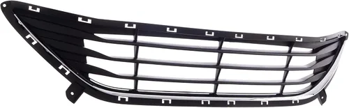 Vista 5 de Perfit Liner Parrilla Parachoques Delantero Nuevo Centro Inferior Con Cromo Moldeo Inserto Compatible Con Elantra 2011 2012 2013 Sedan