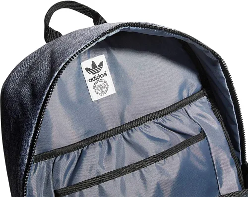 Vista 2 de adidas Originals Originals National - Mochila con 3 rayas, Onix JerseyNegro, Originals National Mochila de 3 rayas