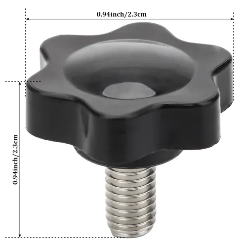 Vista 3 de Paquete de 4 tornillos pequeños compatibles con soporte de plancha Blackstone de 17 y 22 pulgadas, perilla pequeña Garpernics para patas de mesa