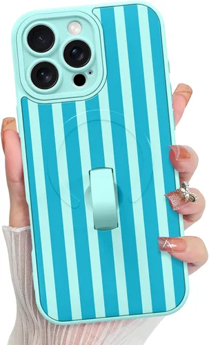 Vista 172 de KANGHAR Compatible con iPhone 17 Pro Case Spot Pattern - Negro Mancha rosada negra