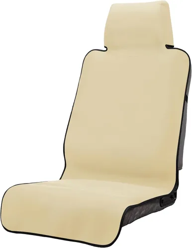 Vista 12 de Funda de asiento impermeable, protector de asiento de automóvil mejorado contra el sudor, perfecto para asiento universal antideslizante de Negro