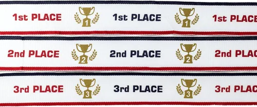 Vista 2 de All Quality Medallas Midnite Star Award 1er 2nd 3rd Place - Juego de 3 piezas (oro, plata, bronce) incluye cinta para el cuello
