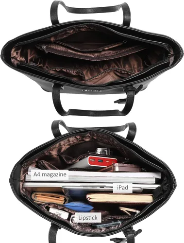 Vista 3 de Juego de 3bolsos de mano para mujer, bolso estilo boho tipo bandolera para llevar colgado del hombro