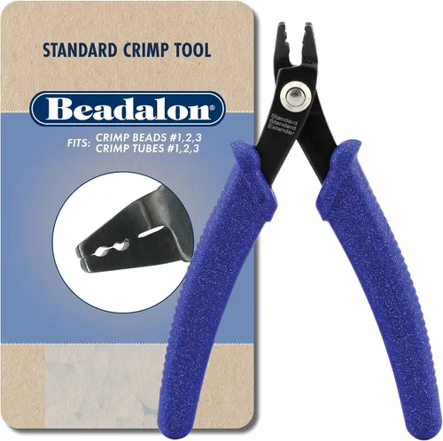Vista 9 de Herramienta de Crimpado Beadalon Estándar - Compatible con Cuentas de Engaste #1-3, Tubos de Engaste #2-3, Azul Oscuro, 13.3 cm / 5.25 in