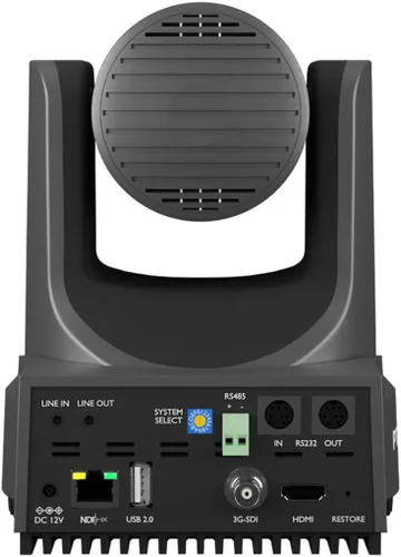 Vista 3 de PTZOptics Move 4K 12X Cámara de Zoom Óptico - Gris (Gris)