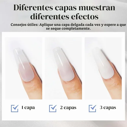 Vista 6 de MIZHSE Esmalte de uñas de secado rápido, esmalte de uñas blanco lechoso secado al aire rápido