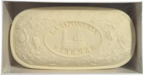 Vista 3 de Jabón de baño La Saponeria Firenze by Saponificio Artigianale Fiorentino Italian Spa Cleanser Made In Tuscany Barra decorativa Lavanda de 10.5 onzas