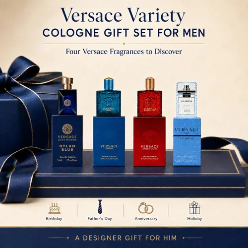 Vista 3 de Versace Set de regalo mini de 4 piezas para hombre
