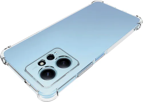 Vista 6 de USTIYA Funda para Redmi Note 12 4G Clear TPU Cuatro Esquinas Cubierta Protectora Transparente Suave
