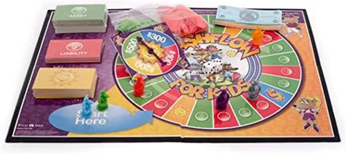 Vista 5 de Rich Dad Cashflow Juego de mesa How to Get Out of The Rat Race, versión para adultos y niños, divertidos y educativos juegos de aprendizaje