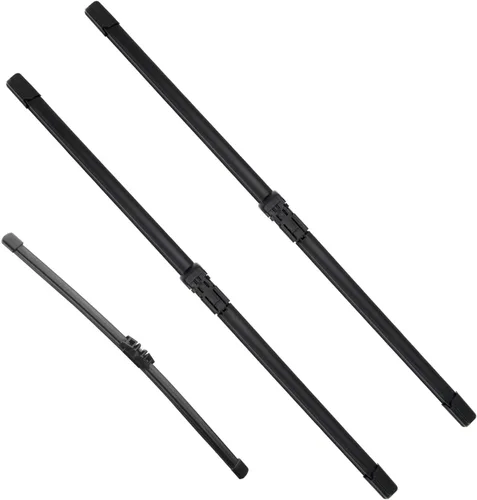 Vista 19 de JustCar - 3 limpiaparabrisas para Jeep Wangler 2007-2017 y Jeep Wrangler JK 2008-2018, repuesto de equipo original - 15, 15 y 12E pulgadas - juego