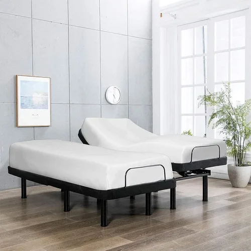 Vista 18 de Juego de sábanas divididas tamaño Queen para cama ajustable, 1000 hilos, 100% algodón egipcio de 18 pulgadas de profundidad, 1000 hilos, 5 piezas