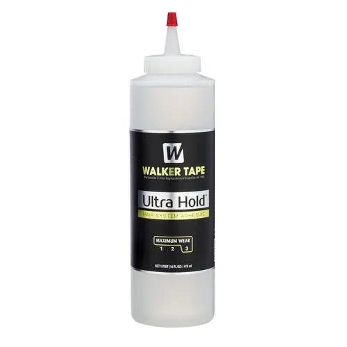 Vista 13 de Walker Tape Ultra Hold - Adhesivo con brocha, 0.5 onzas líquidas, pegamento de peluca resistente al agua para sistemas de encaje y extensiones