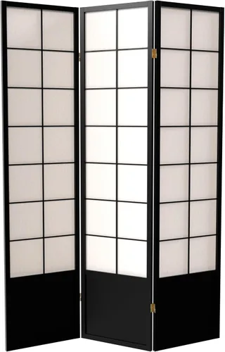 Vista 13 de Red Lantern Pantalla Zen Shoji de 5.9 ft de altura - Miel - 5 paneles