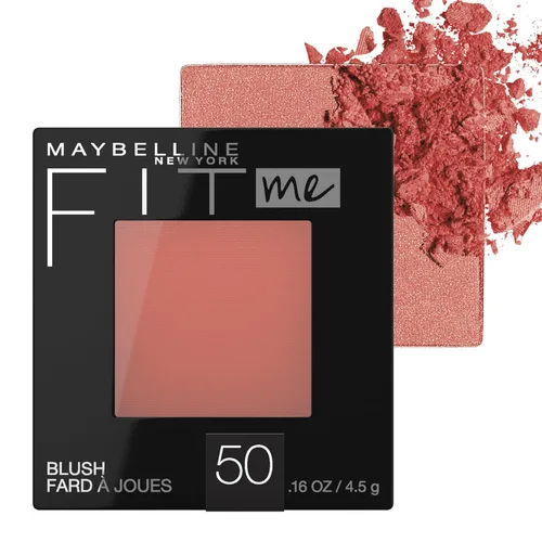 Vista 16 de Maybelline Fit Me Blush, Ligero, Suave, Mezclable, Maquillaje de Color de Larga Duración que Realza el Rostro Todo el Día, Buff, 1 Unidad