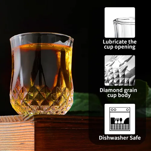 Vista 3 de Juego de 24 vasos de chupito pequeños de 1.5 onzas, vasos de chupito clásicos para whisky, vodka, tequila, jerez, brandy, cordial, mini vasos
