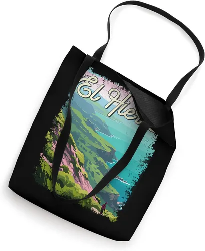 Vista 2 de El Hierro Spain Vintage Landscape Tote Bag