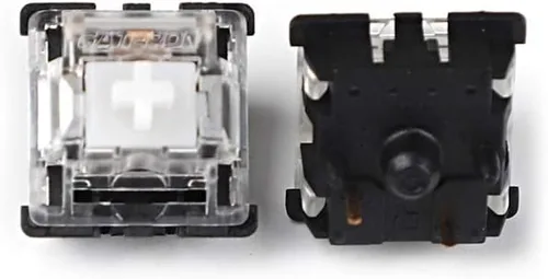 Vista 17 de YMDK Gateron MX Switch - Carcasa transparente de 3 pines y 5 pines para teclado mecánico, compatible con Cherry MX