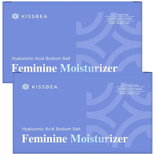Vista 3 de Supositorios de ácido hialurónico para mujeres, alivio de la sequedad íntima de la menopausia y posmenopausia, hidratación profunda con vitamina E