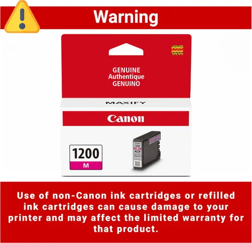 Vista 5 de Canon PGI-1200 Tanque de tinta magenta original, compatible con impresoras MB2120, MB2720, MB2020 y MB2320
