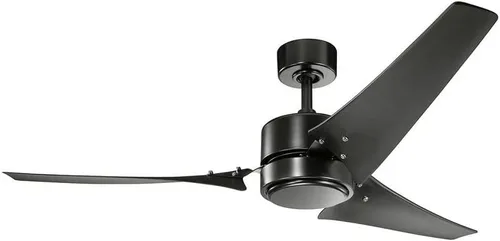 Vista 4 de Kichler 310155SBK Ventilador de techo 60```, negro satinado
