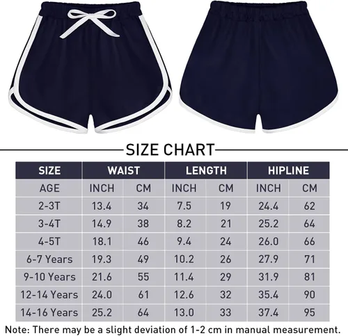 Vista 2 de Ruisita Pantalones cortos deportivos de 3 piezas para niñas y niños, pantalones cortos de entrenamiento de verano para niños pequeños, Blanco