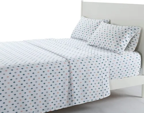 Vista 6 de Royal Tradition Juego de sábanas de microfibra de 3.88 oz/m² para camas ajustables (tamaño King dividido, estampado de chevron) de 5 piezas, suaves