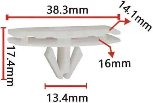 Vista 5 de TEAMWILL 10 clips de retención para guardabarros para Jeep Wrangler JL 18-2020 Gladiator 2020