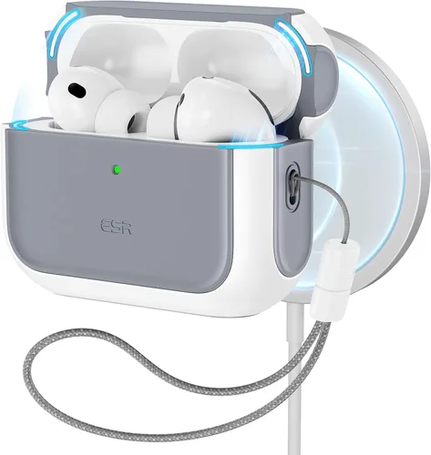 Vista 17 de ESR Funda para AirPods Pro 3, compatible con AirPods Pro de 3ª generación (2025), compatible con MagSafe, cubierta de protección completa contra