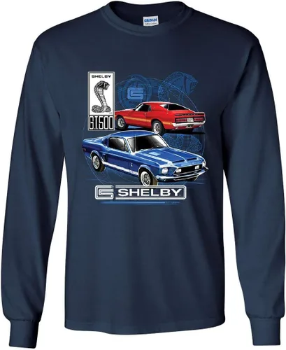 Vista 3 de Ford Mustang Shelby GT500 Camiseta de manga larga American Classic Shelby Cobra Tee