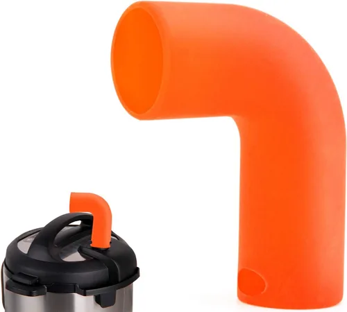 Vista 2 de Accesorio desviador de liberación de vapor para olla instantánea de 3, 5, 6, 8 cuartos de galón Duo y modelos inteligentes, fabricado con silicona