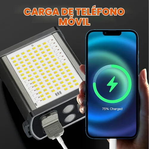 Vista 7 de Linterna frontal LED dividida recargable de alta potencia, con cargador y diseño impermeable, batería de larga duración, adecuada para caza, correr