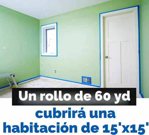 Vista 6 de Scotch Painter's Tape - Cinta de pintor original para múltiples superficies, 1.41 pulgadas x 60 yardas, 8 rollos, azul, cinta que protege