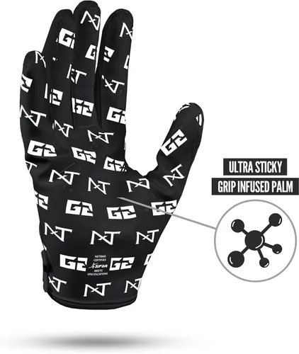 Vista 2 de Nxtrnd G2 Pro Football Gloves, Men's Ultra Sticky Elite Receiver Gloves