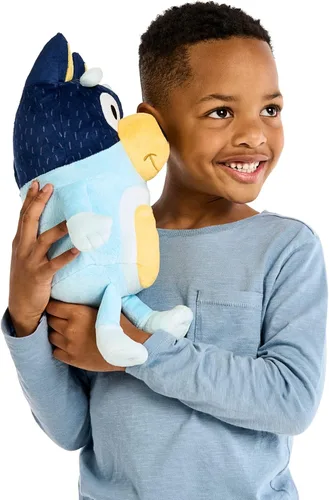 Vista 2 de Bluey - Peluche parlante Bandit (papá) de 14 pulgadas con 9 frases y tema musical