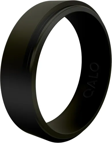 Vista 9 de QALO Anillo de silicona para hombre, flexible y resistente al calor Agua