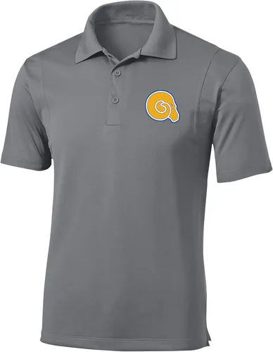 Vista 120 de Polo atlético de micro piqué NCAA para hombre Prime con cuello propio