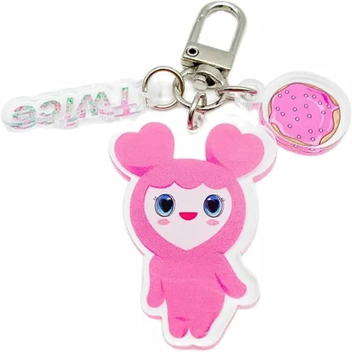 Vista 2 de Kpop Twice - Llavero de dibujos animados acrílico colgante TZUYU SANA MINA JIHYO NAYEON accesorios regalo para fanáticos