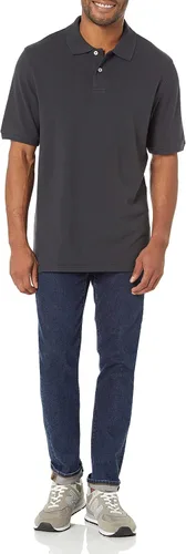 Vista 4 de Tienda Essentials Polo de piqué de algodón de corte regular para hombre (disponible en tallas grandes y altas)